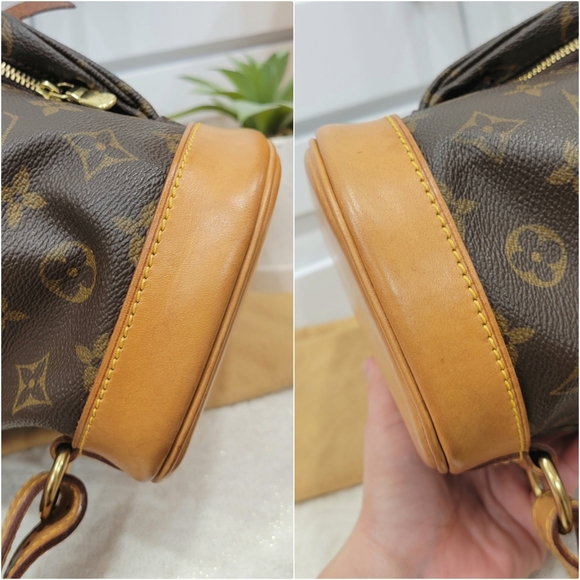 💕DISCONTINUED Very Rare Backpack LOUIS VUITTON Montsouris MM Monogram - Picture 13 of 16